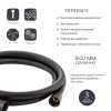 Шланг для ручного душу Qtap Hadice 1600 мм QTHADPVC160B Black Matt — фото2