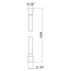 Шланг для ручного душа Qtap Hadice 1200 мм QTHADPVC120C Chrome — фото2