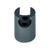 Держатель для ручного душа Qtap Spojeni округлый QT829910842854GRP Graphite — фото2