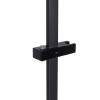 Душевая стойка с держателем универсальная Qtap Lepit 705 мм прямоугольная QTLEP82103NB Black Matt — фото3