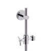 Стойка универсальная Qtap Sprha 700 мм округлая с полочкой QT003 Chrome — фото3