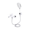 Змішувач для ванни Qtap Grand (з душовим гарнітуром) QTGRAWCR006 Chrome/White — фото3