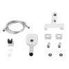 Смеситель для ванны Qtap Gemini (c душевым гарнитуром) QTGEM259CRW45683 Chrome/White — фото6