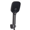 Змішувач для ванни Qtap Gemini (з душовим гарнітуром) QTGEM259GMB45684 Gunmetal Black PVD — фото4