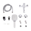 Змішувач для ванни Qtap Grand (з душовим гарнітуром) QTGRAWCR006 Chrome/White — фото7