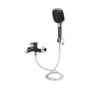 Змішувач для ванни Qtap Grand (з душовим гарнітуром) QTGRABCR006 Chrome/Black — фото3