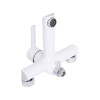 Змішувач для ванни Qtap Grand (з душовим гарнітуром) QTGRAWCR006 Chrome/White — фото4