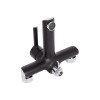 Змішувач для ванни Qtap Grand (з душовим гарнітуром) QTGRABCR006 Chrome/Black — фото4