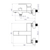 Смеситель для ванны Qtap Gemini (c душевым гарнитуром) QTGEM259CRW45683 Chrome/White — фото2