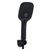 Змішувач для ванни Qtap Gemini (з душовим гарнітуром) QTGEM259BLM45682 Black Matt — фото4