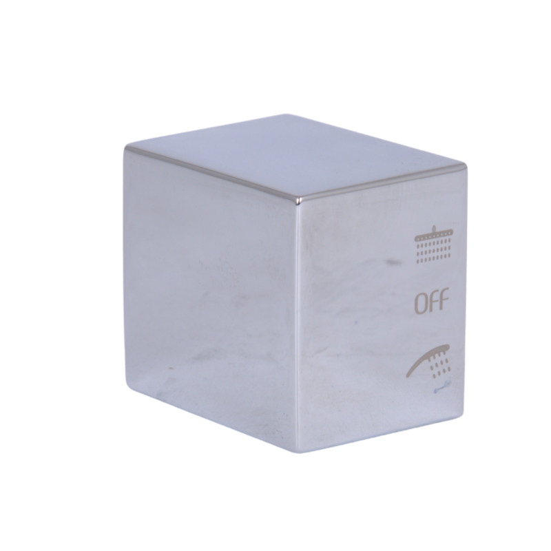 Ручка Qtap (38x30,8x41,9) для душової системи на три споживача Gemini Chrome QTGEM3830841950067