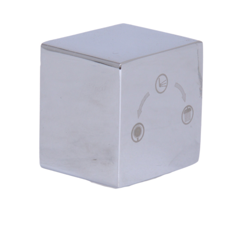 Ручка Qtap (25,6x32x32) для душової системи на три споживача Gemini Chrome QTGEM256323250066