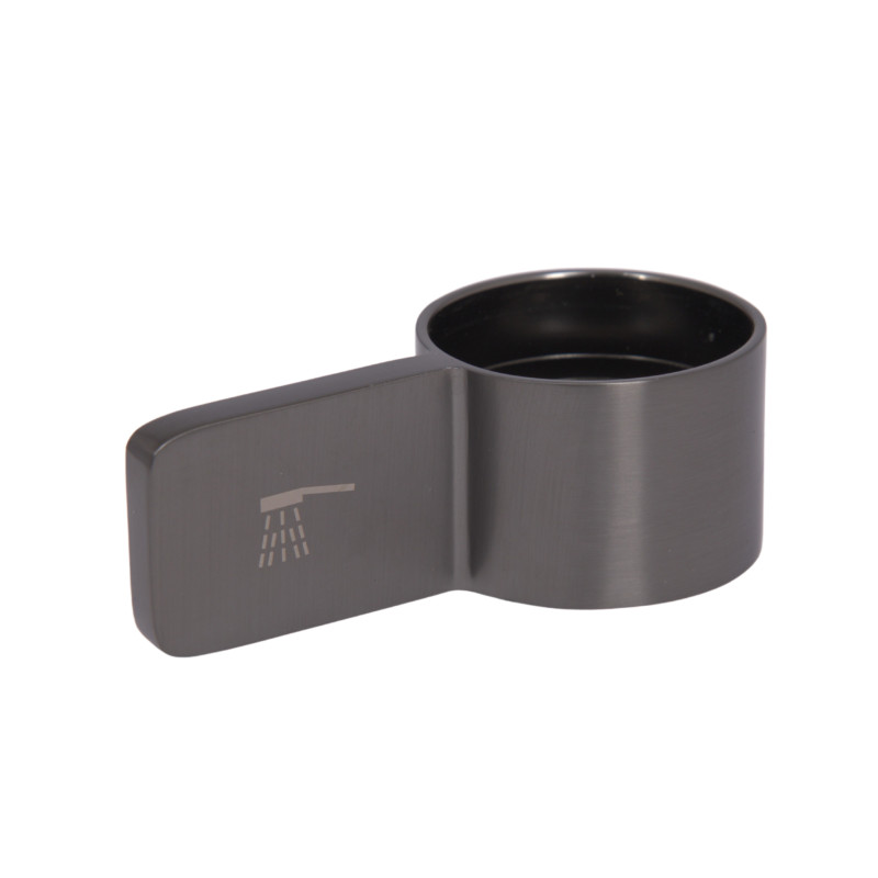 Ручка перемикання режимів Qtap (70х23,7х35) для душової системи Vlasta New Gunmetal Black PVD QTVLA7023735GMB49641