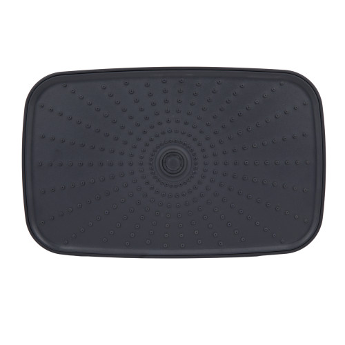 Стельова лійка Qtap (34x190x290) для душових систем Gemini Matt Black QTGEM34190290BLA50068