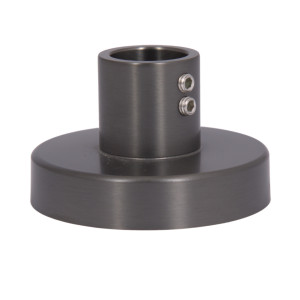 Кріплення стійки Qtap (60х37х25,3) для душевых систем Vlasta New Gunmetal Black PVD QTVLA6037253GMB49695