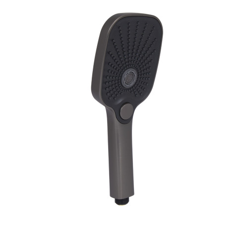 Лейка для ручного душа Qtap (43x100x260) для душевых систем Gemini Gunmetal Black PVD QTGEM43100260GMB50073