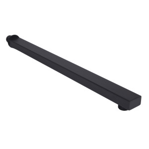 Кронштейн для потолочной лейки Qtap (35x35x423) для душевых систем скрытого монтажа Gemini Matt Black QTGEM3535423BLA50160