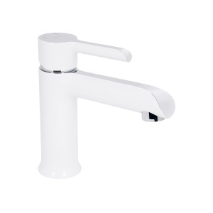 Змішувач для раковини Qtap Grand QTGRAWCR001F Chrome/White