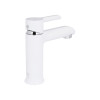Смеситель для раковины Qtap Grand QTGRAWCR001F Chrome/White — фото3