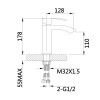 Змішувач для раковини Qtap Swan Cascada QTSWA270CRM45564 Chrome — фото2
