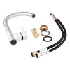 Змішувач для кухні Qtap Grand QTGRAWCR007F Chrome/White — фото7