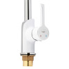 Змішувач для кухні Qtap Grand QTGRAWCR007F Chrome/White — фото4
