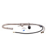 Змішувач для кухні Qtap Baruska з висувним виливом QTBAR9137103UN Brushed Nickel PVD — фото5
