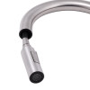 Змішувач для кухні Qtap Lenicka з висувним виливом QTLEN9138103UN Brushed Nickel PVD — фото5