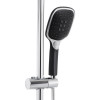Душевая система универсальная Qtap Grand на три потребителя (с изливом) QTGRABCR1004 Chrome/Black — фото5