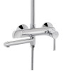 Душевая система универсальная Qtap Grand на три потребителя (с изливом) QTGRACRM1004 Chrome — фото4