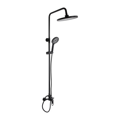 Душевая система для душа Qtap Jay QTJAY110BLM45550 Black Matt