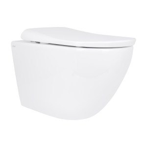 Унітаз підвісний Qtap Robin ML Ultra Quiet 520x365x365 мм, з сидінням Soft-close MagLock, White QTROBML26W49623