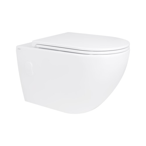 Унитаз подвесной Qtap Robin безободковый с сиденьем Soft-close QT13332141ERW
