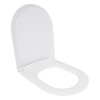 Qtap Сидіння для унітаза (Robin 520, Scorpio 520) 465x363x60 мм, White, з мікроліфтом, Slim Duroplast, MagLock QTSC179W48916 — фото 3