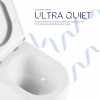 Унітаз підвісний Qtap Taurus Ultra Quiet 515×360×350 мм, White, з сидінням Slim Duroplast / Soft-close / Quick Release QTTAU26W49116 — фото 5
