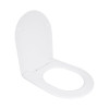 Сиденье для унитаза Qtap (Taurus 490) 422x360x30 мм, White, с микролифтом, Slim Duroplast, Quick Release QTSC179W49383 — фото 3