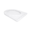 Сиденье для унитаза Qtap (Taurus 490) 422x360x30 мм, White, с микролифтом, Slim Duroplast, Quick Release QTSC179W49383 — фото 4