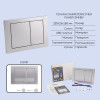 Готовое решение Qtap для ванной комнаты: подвесной унитаз Gemini Ultra Quiet 485×340×350 + комплект инсталляции Nest 4 в 1 (квадратная клавиша Satin) — фото 5
