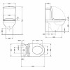 Унітаз підлоговий Qtap Arvin Ultra Quiet 630×350×795 мм з сидінням Soft-close, White QTARV27W49259 — фото 2