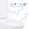 Унітаз підлоговий Qtap Arvin Ultra Quiet 630×350×795 мм з сидінням Soft-close, White QTARV27W49259 — фото 5