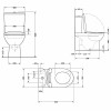 Унитаз напольный Qtap Stork Ultra Quiet 630×350×805 мм с сиденьем Soft-close, White QTSTO27W49260 — фото 2
