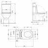 Унитаз напольный Qtap Leo Ultra Quiet 620×355×790 мм с сиденьем Soft-close, White QTLEO27W49261 — фото 2