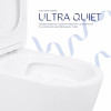 Унитаз напольный Qtap Leo Ultra Quiet 620×355×790 мм с сиденьем Soft-close, White QTLEO27W49261 — фото 5