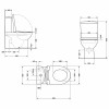 Унітаз підлоговий Qtap Aquarius Ultra Quiet 620×355×790 мм з сидінням Soft-close, White QTAQAW27W49262 — фото 2