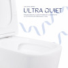 Унітаз підлоговий Qtap Aquarius Ultra Quiet 620×355×790 мм з сидінням Soft-close, White QTAQAW27W49262 — фото 5