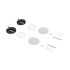 Сиденье для унитаза Qtap (Evia, Arvin, Leo 630) 410x330x22 мм, White, с микролифтом, Slim Duroplast, Quick Release QTSC179W49264 — фото 5