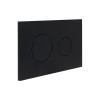 Клавиша смыва Qtap Standard 152x236x28 мм, Matt Black, круглая QTSTD164BLM49470 — фото 3