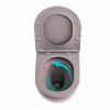 Унітаз підвісний Qtap Robin Ultra Quiet 520×365×340 мм, Stone grey, з сидінням Slim Duroplast / Soft-close / Quick Release QTROB26SG48996 — фото 6