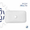 Раковина накладна Qtap Tern Раковина накладна 610x350x135 мм, Marble, прямокутна, з донним клапаном QTTER188MR49791 — фото 4