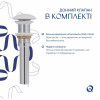 Раковина накладная Qtap Cardinal 500х380х140 мм, Marble, прямоугольная, с донным клапаном QTCAR188MR49826 — фото 5